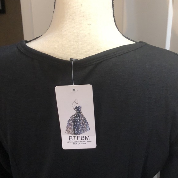 BTFBM Womens Long Sleeve Fall Winter Dresses NEW WITH TAGS Medium - Picture 4 of 8